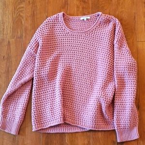Madewell open knit sweater